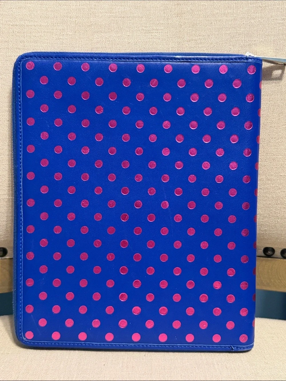Marc Jacobs Royal Blue Leather Tablet Case